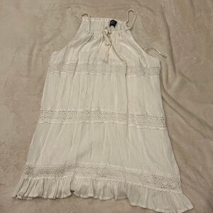 ONE WAY White halter dress size 8